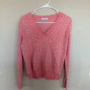 Pink lightweight V-Neck Sweater